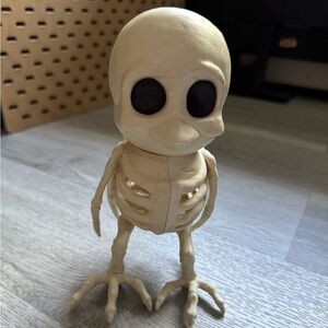 Cute skeleton bird